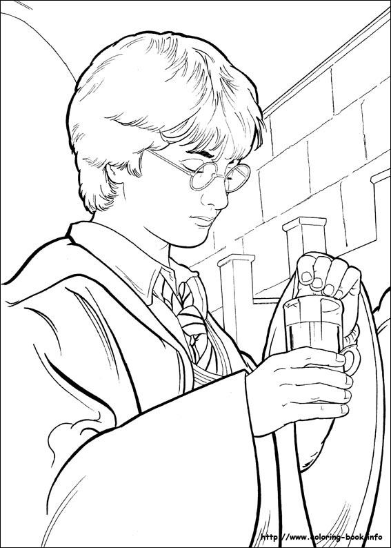 Harry Potter coloring picture